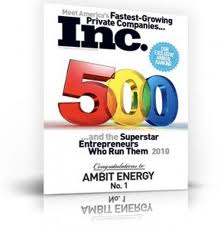 Inc 500 - 2010 - Ambit Energy #1